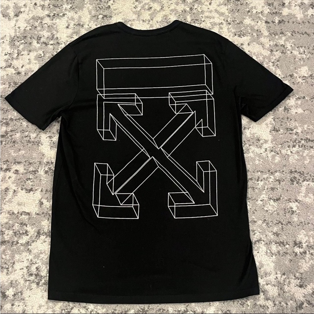 Off-White Black Graphic T-Shirt